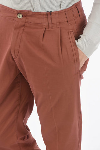 ID double pleat belt loops trousers