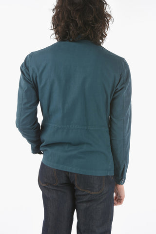 CC COLLECTION Utility Jacket RESCA Cotton Twill with Concealed Buttoning