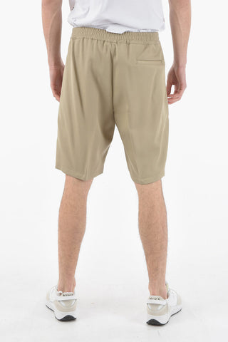 ID Virgin Wool 3 Pockets Shorts with Drawstring on The Waist