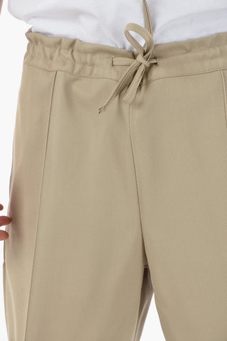 ID Virgin Wool 3 Pockets Shorts with Drawstring on The Waist