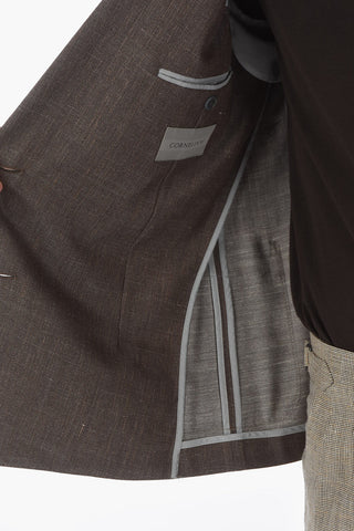 side vents peak lapel ACADEMY SOFT double-breasted blazer