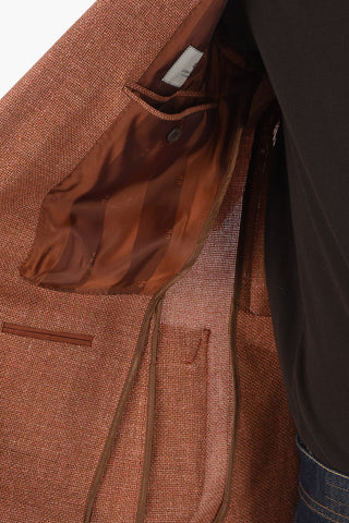 CC COLLECTION virgin wool and flax REWARD 2-button blazer