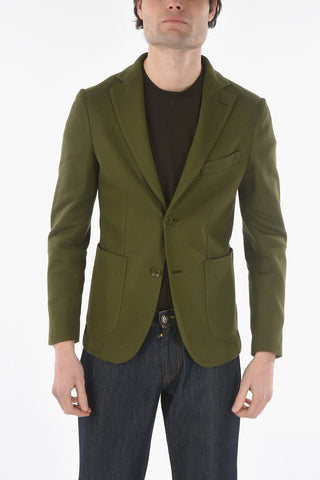 CC COLLECTION side vents notch lapel 2-button blazer