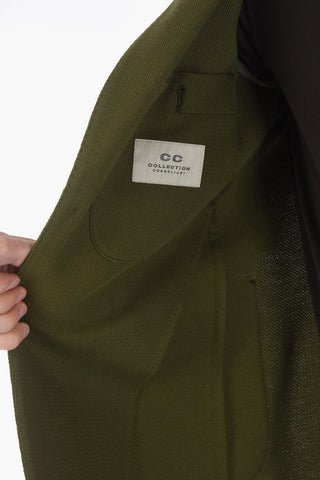 CC COLLECTION side vents notch lapel 2-button blazer