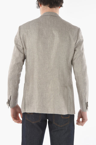 flax and silk ACADEMY SOFT 2-button blazer
