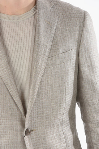 flax and silk ACADEMY SOFT 2-button blazer