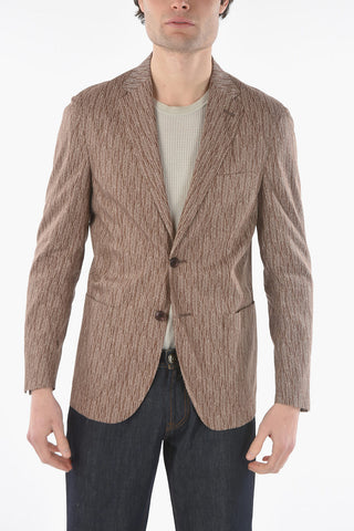 ID side vents notch lapel 2-button blazer
