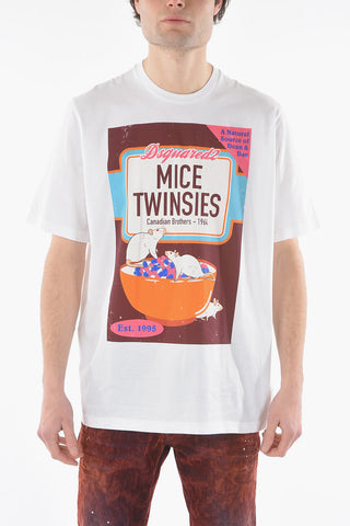 Printed SLOUCH FIT T-shirt