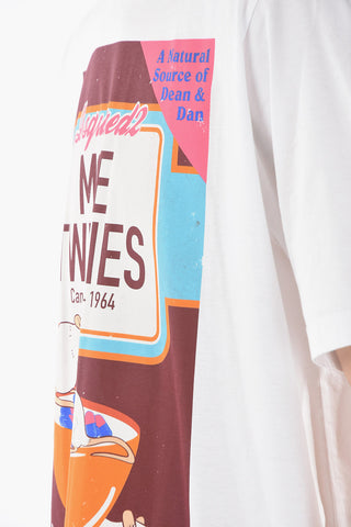 Printed SLOUCH FIT T-shirt