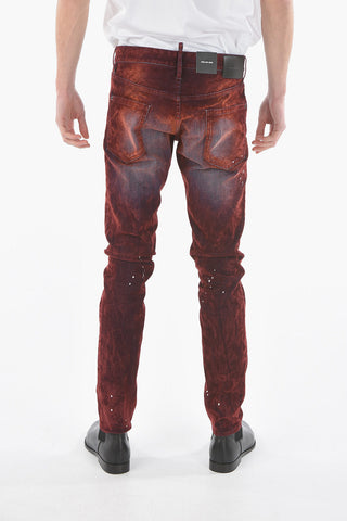 Jeans COOL GUY in Ciniglia Effetto Stained 17cm