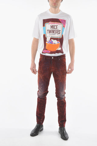 Jeans COOL GUY in Ciniglia Effetto Stained 17cm