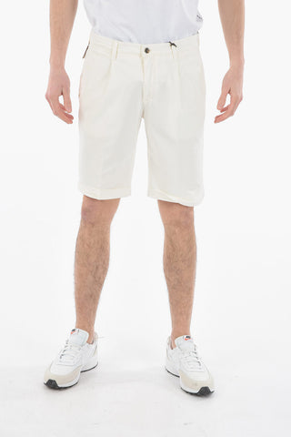 CC COLLECTION Cuffed Hem Single Pleated Shorts