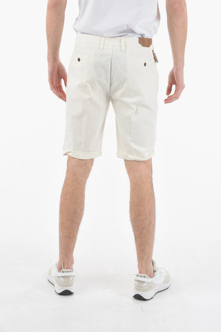 CC COLLECTION Cuffed Hem Single Pleated Shorts