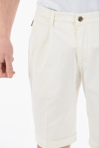 CC COLLECTION Cuffed Hem Single Pleated Shorts
