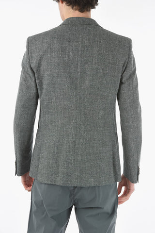 CC COLLECTION Melange RESET side vents 2-button blazer