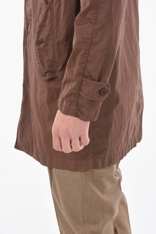 CC COLLECTION Balmacaan Coat O.WEAR with Concealed Buttoning