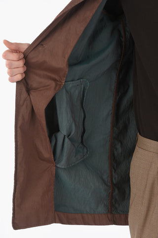 CC COLLECTION Balmacaan Coat O.WEAR with Concealed Buttoning