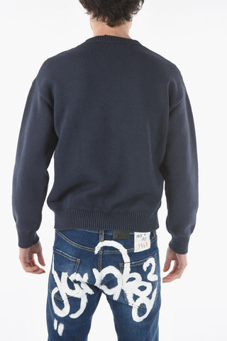 Pullover Girocollo Ricamato