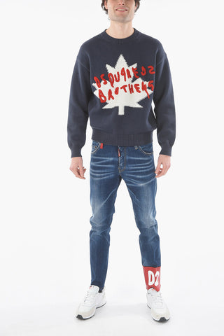 Pullover Girocollo Ricamato