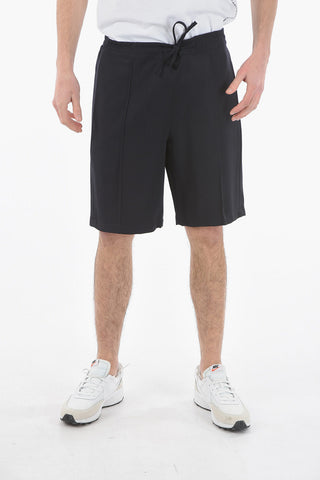 ID Virgin Wool 3 Pockets Shorts with Drawstring on The Waist