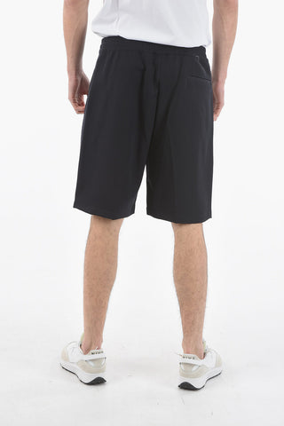 ID Virgin Wool 3 Pockets Shorts with Drawstring on The Waist