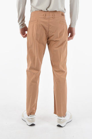 ID Cotton Stretch HUANTED Double pleated Pants