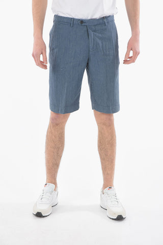 ID plain herringbone TEX jetted pocket jams shorts