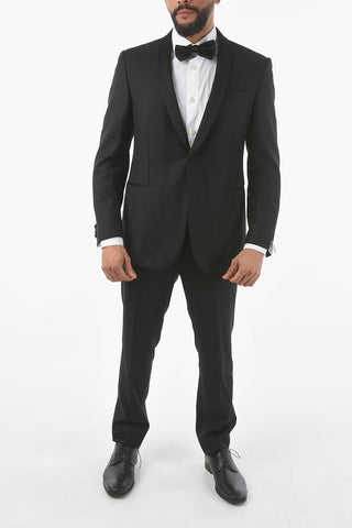 ACADEMY CERIMO. Lined Suit with Shawl Lapel