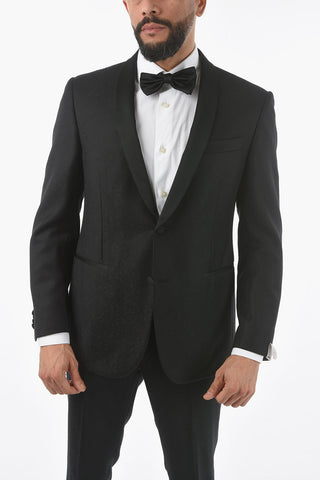 ACADEMY CERIMO. Lined Suit with Shawl Lapel
