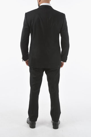 ACADEMY CERIMO. Lined Suit with Shawl Lapel
