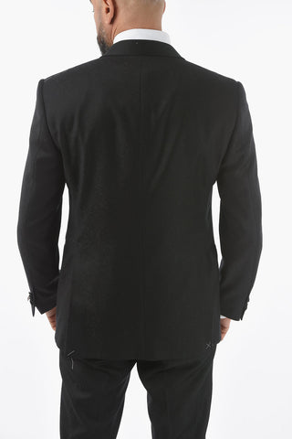 ACADEMY CERIMO. Lined Suit with Shawl Lapel