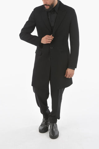 RAW CUT CROMBIE Cappotto Semifoderato con Tasca con Aletta e Revers a Lancia