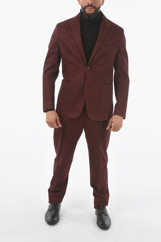 CC COLLECTION Half-Lined Suit with Notch Lapel and Side Vents