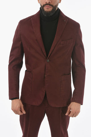 CC COLLECTION Half-Lined Suit with Notch Lapel and Side Vents