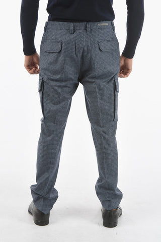 LIGHT Hopsack Trousers with Flap Pocket