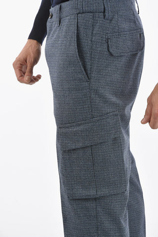 LIGHT Hopsack Trousers with Flap Pocket