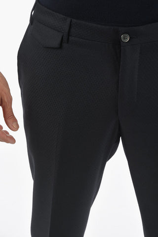 Lined Suit with Flap Pocket and Peak Lapel