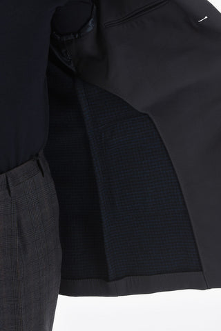 CC COLLECTION Half-Lined Coat with Flap Pocket and Back Half-belt