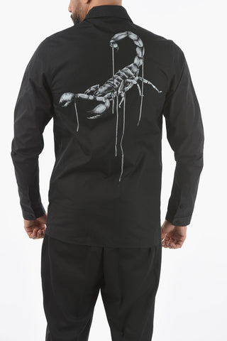 OTHELO Unlined Shirt with Logo and Polo Collar