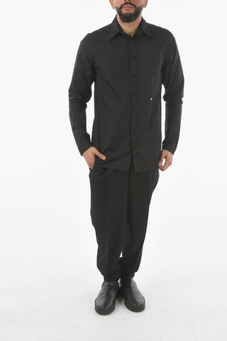OTHELO Unlined Shirt with Logo and Polo Collar