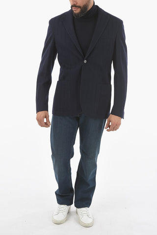Unlined GATE Blazer with Welt Pocket