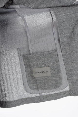 GATE Half-Lined Tattersall Blazer with Side Vents