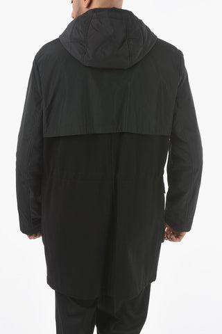 CC COLLECTION Lined Waterproof Jacket with Hood and Chest Piece