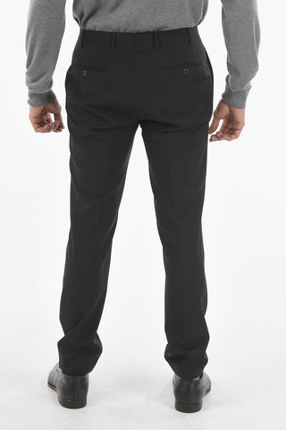 Pantaloni con Chiusura con Zip e Bottoni