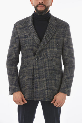 CC COLLECTION Giacca RESET Sfoderata Doppiopetto Motivo Windowpane Check