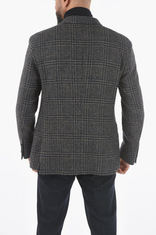 CC COLLECTION Giacca RESET Sfoderata Doppiopetto Motivo Windowpane Check