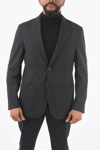 T PROJECT Wool Lined Blazer with Side Vents