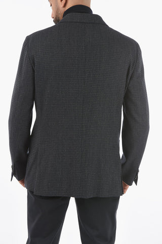 T PROJECT Wool Lined Blazer with Side Vents