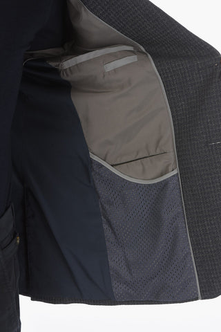 T PROJECT Wool Lined Blazer with Side Vents