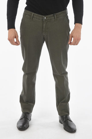 CC COLLECTION Belt Loop Pin Dot Cotton Chino Pants